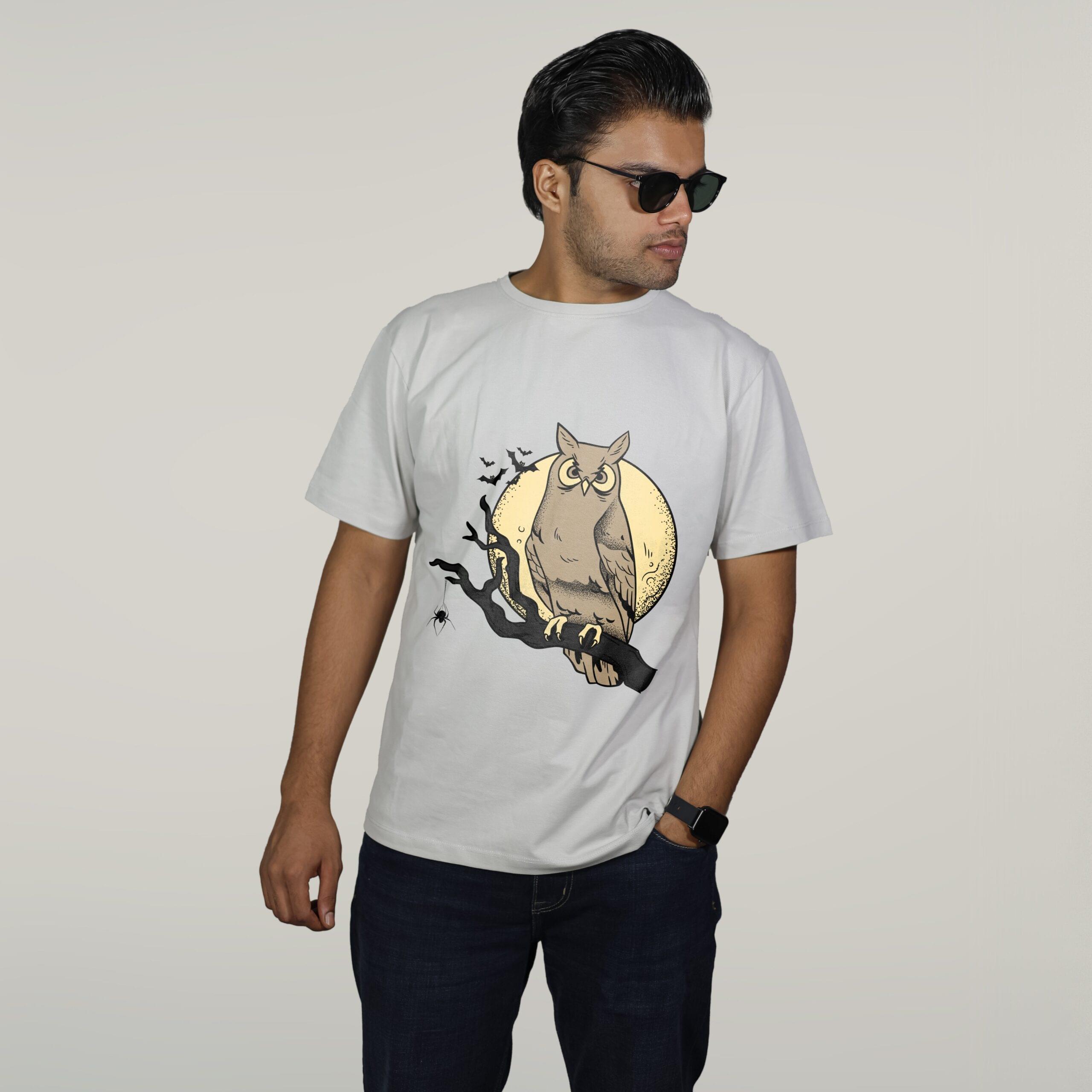 Western Casual Half Sleeve T-Shirt for Men's